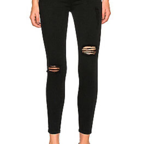 Current Elliott Jeans - The Stiletto, Ripped Black - Picture 2 of 2